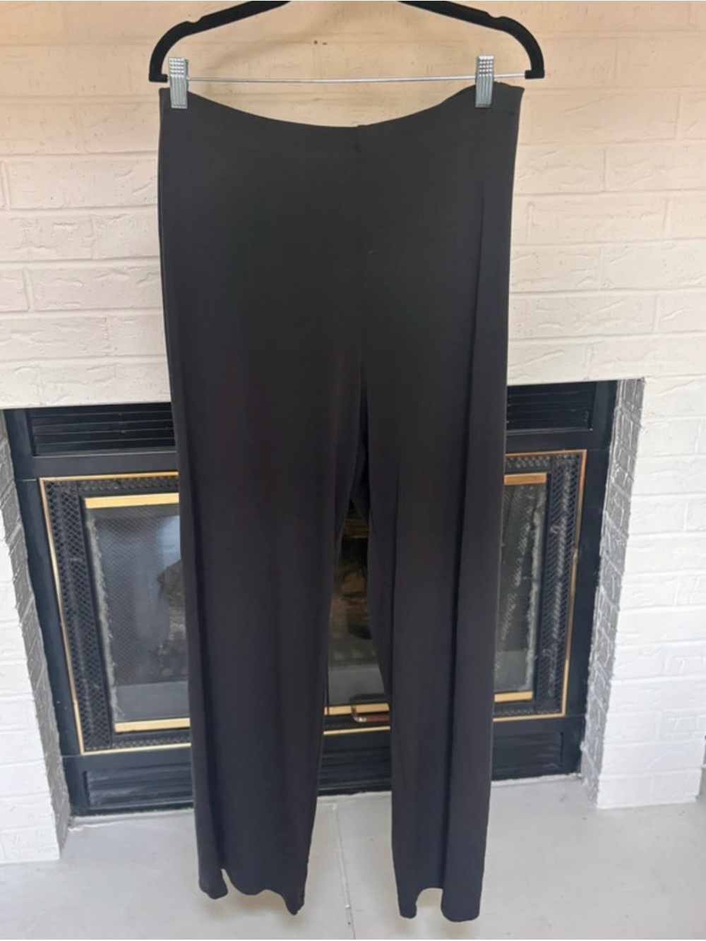 Alfani Black Wide-Leg Ponte Pants